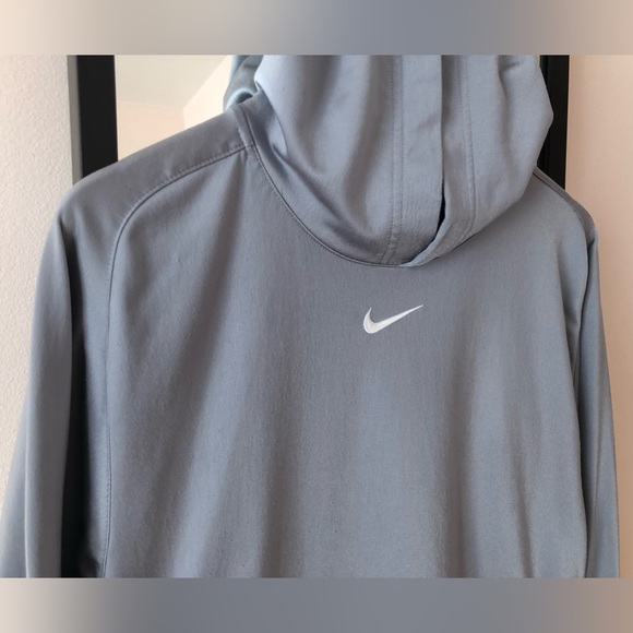 Vintage Y2K Nike centre swoosh hoodie center Hoops sweater sweatshirt - Picture 2 of 16